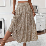 TAHLIA | TIERED FLORAL MAXI SKIRT