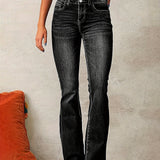 IVYRA | HIGH-WAISTED FLARED JEANS