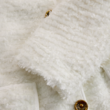 ANTIGONE | IVORY TWEED MIDI DRESS
