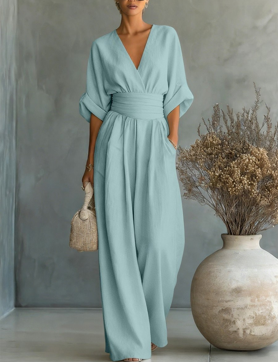 Sofia | Effortless V-Neck Jumpsuit