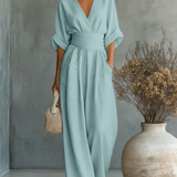 Sofia | Effortless V-Neck Jumpsuit