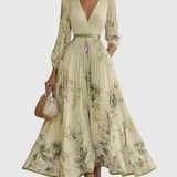 ROWELLA | ELEGANT PLEATED MAXI DRESS