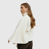 RHOSLYN | BELTED CAPE JACKET