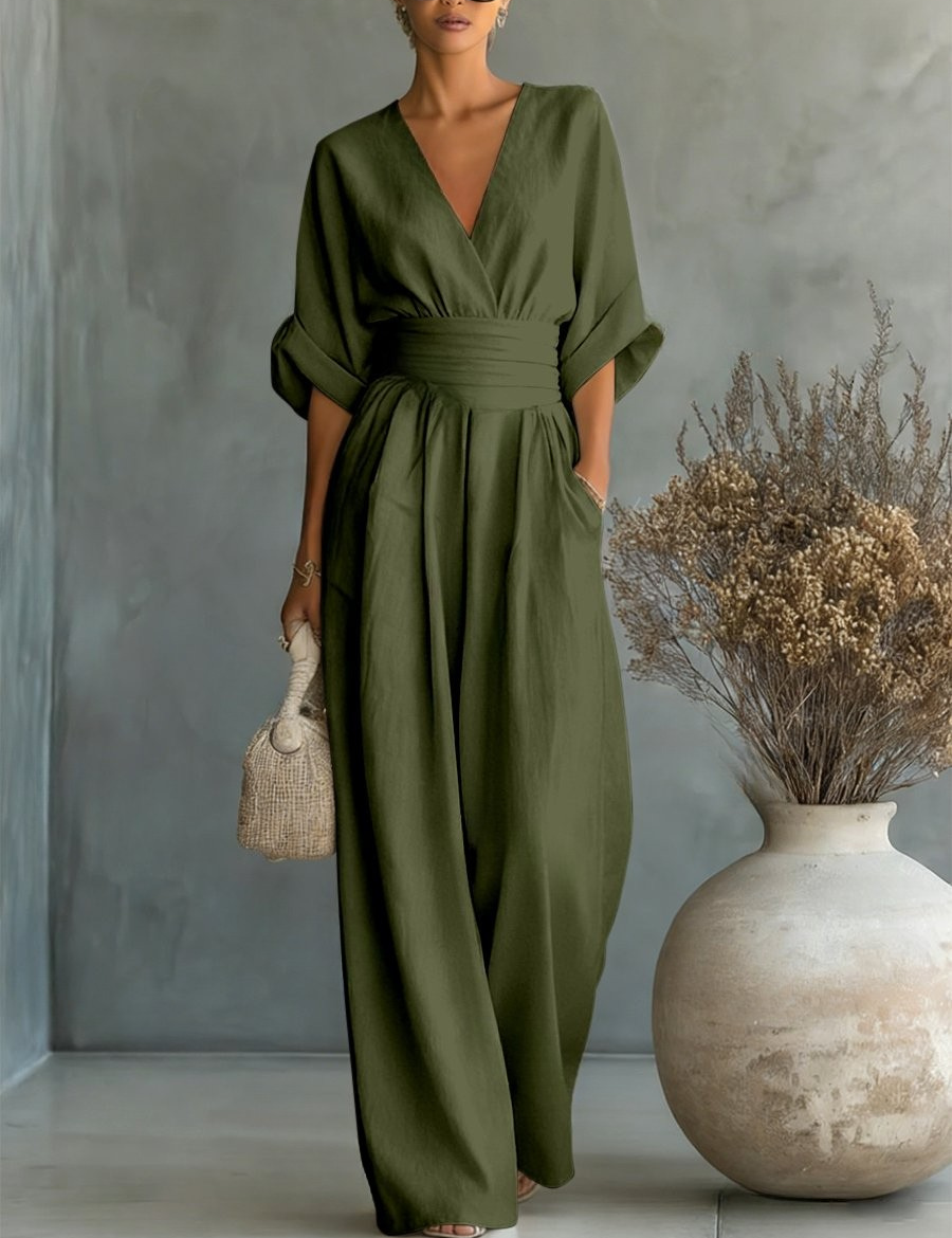 Sofia | Effortless V-Neck Jumpsuit