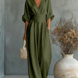 Sofia | Effortless V-Neck Jumpsuit