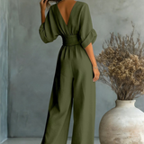 Sofia | Effortless V-Neck Jumpsuit