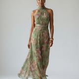 Naomi | Halter Maxi Dress