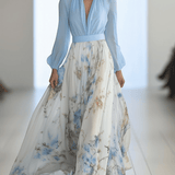 Sarah | Elegant Floral Maxi Dress