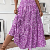 TAHLIA | TIERED FLORAL MAXI SKIRT