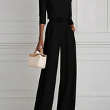 RARIANNE™ | TAILORED PLEATED TROUSERS & TOP SET
