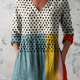 Valerie | Long Blouse with V-Neck