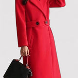 NOELLE | WOOL COAT WITH BELT