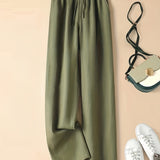 COLETTE | WIDE LEG DRAWSTRING TROUSERS
