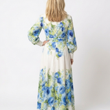 Harper | Long Sleeve Floral Button Front Maxi Dress