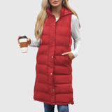 LIFIA | CASUAL SLEEVELESS HOODED VEST