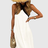ORELLA | CROSS-NECK DRESS