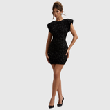 TAHLIA | MODERN GLITTER EVENING DRESS
