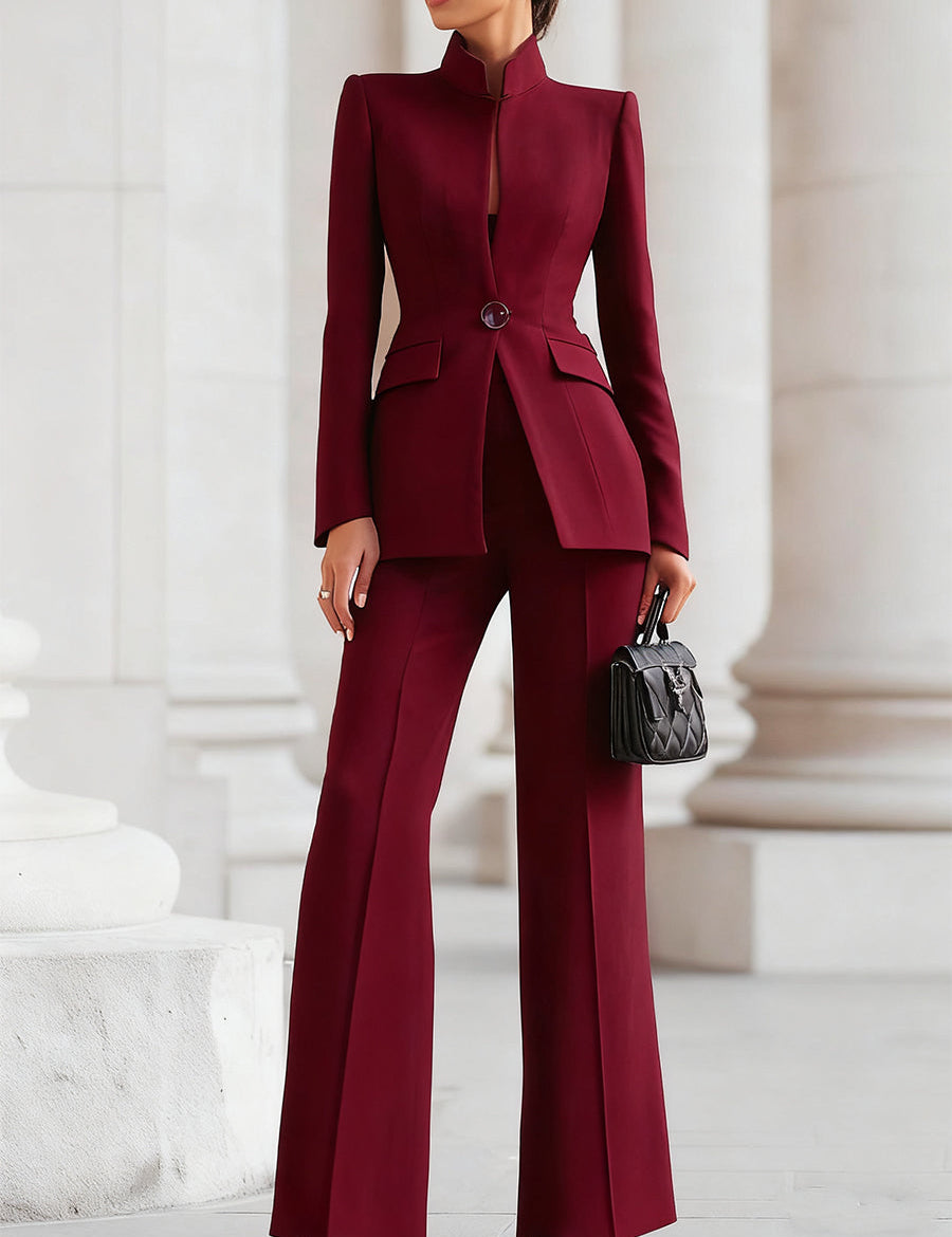 ADRIELLE | ELEGANT BLAZER & TROUSER SUIT SET