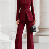ADRIELLE | ELEGANT BLAZER & TROUSER SUIT SET