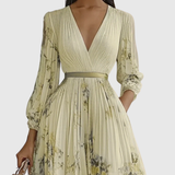 ROWELLA | ELEGANT PLEATED MAXI DRESS