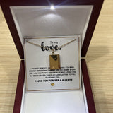 Necklace with a Love Letter – To My Sweetheart