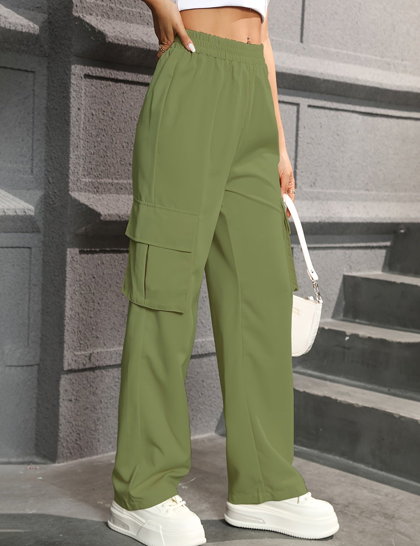 ELYRA | STRAIGHT LEG CARGO PANTS