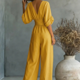 Sofia | Effortless V-Neck Jumpsuit