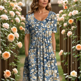 GEORGINA | ELEGANT DRESS WITH TUMMY COVERAGE