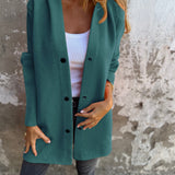 VIONNE | HOODIE JACKET WITH BUTTONS