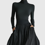 CERYNN | HIGH WAIST MAXI SKIRT PLUS SHIRT