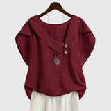MARCELLINE | ASYMMETRICAL NECKLINE BLOUSE