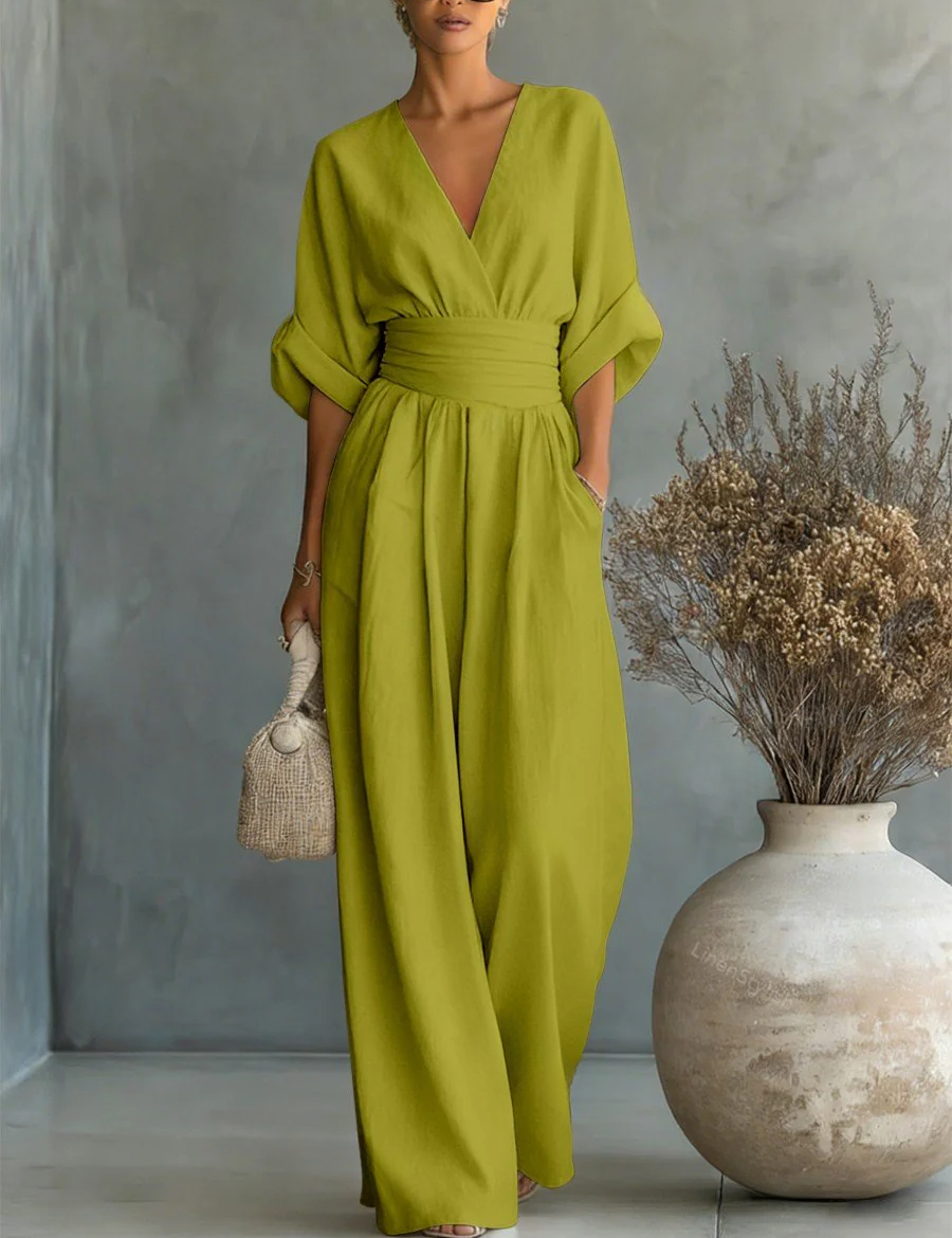 Sofia | Effortless V-Neck Jumpsuit