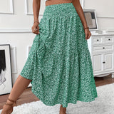 TAHLIA | TIERED FLORAL MAXI SKIRT