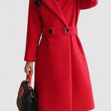 NOELLE | WOOL COAT WITH BELT