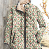 ELEANOR | VINTAGE ROSE QUILTED JACKET
