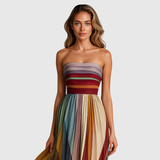 ISOLA | CHIC LONG DRESS WITH ELEGANT DETAILS