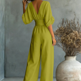 Sofia | Effortless V-Neck Jumpsuit