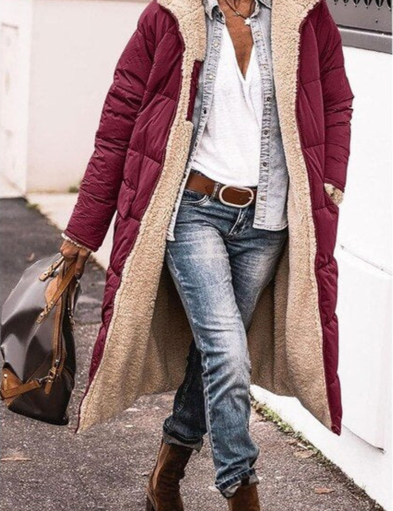 CELIA | REVERSIBLE WOOL-BLEND COAT
