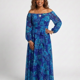 Aspen | Off Shoulder Floral Maxi Dress