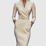CLARIBEL | REFINED MIDI DRESS
