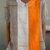Lena | Color Block Striped Shirt