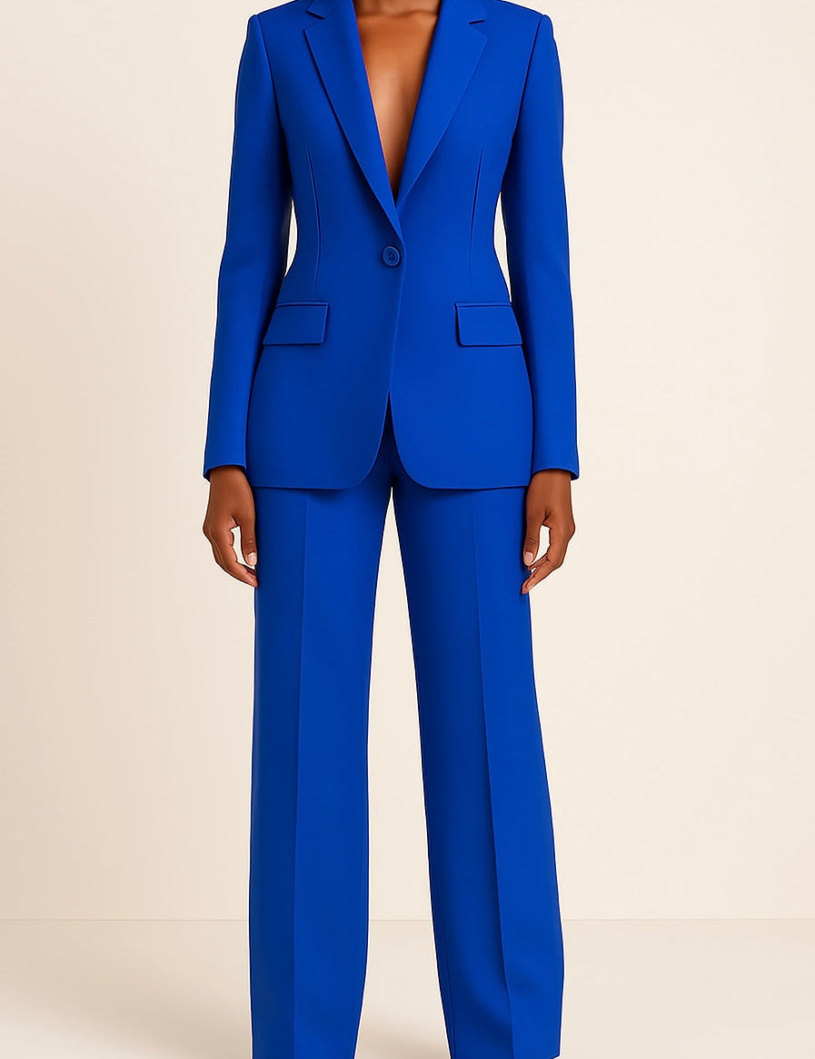 ZOE | CHIC FORMAL SUIT SET WITH TAILORED LONG BLAZER FOR WOMEN