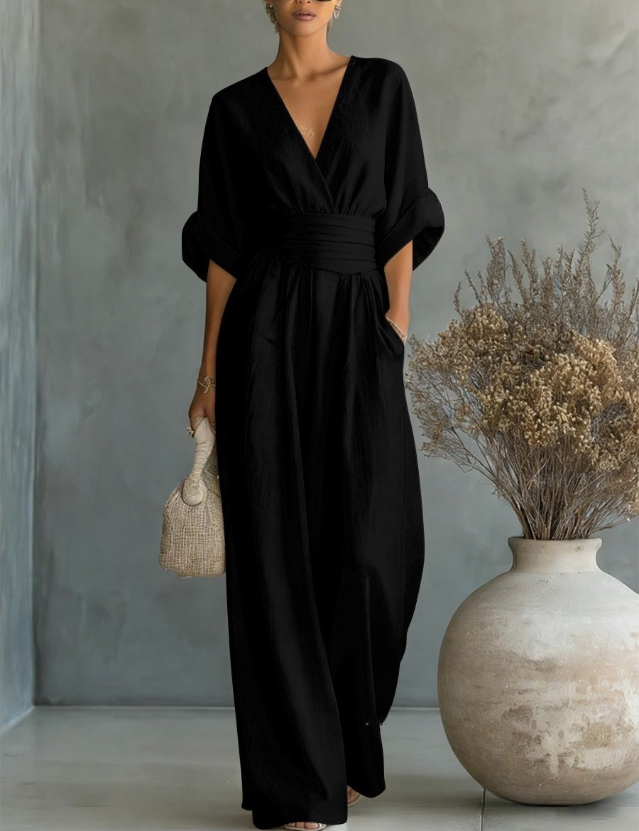 Sofia | Effortless V-Neck Jumpsuit