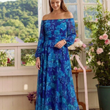 Aspen | Off Shoulder Floral Maxi Dress