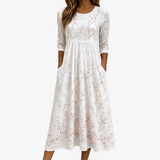 Cherry Blossom Grace Everyday Midi Dress