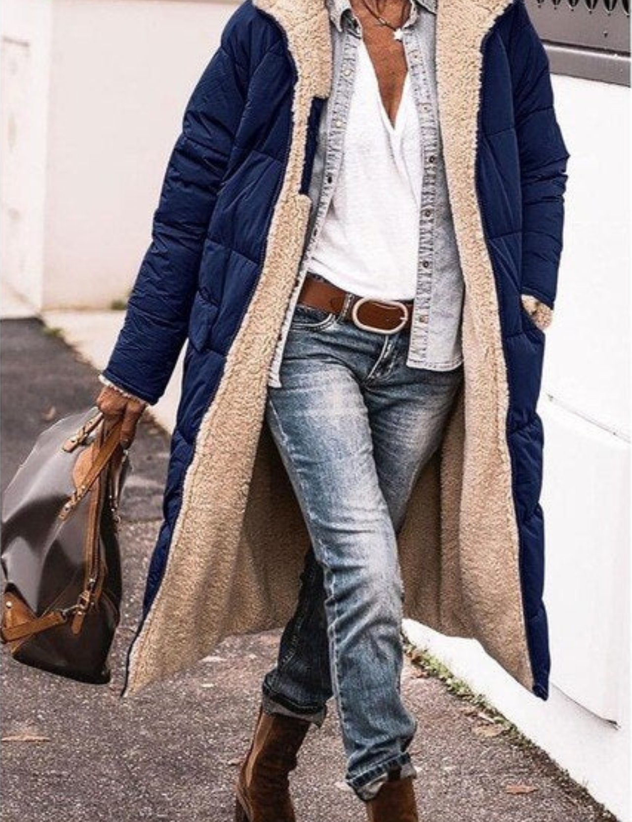 CELIA | REVERSIBLE WOOL-BLEND COAT