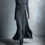 YASMINA | MAXI DRESS WITH SIDE TIE