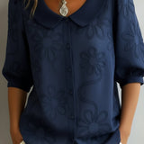 Aurélie™ - Lightweight Floral Blouse with Natural Elegance