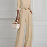 RARIANNE™ | TAILORED PLEATED TROUSERS & TOP SET