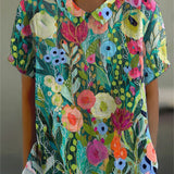 Daisy | Watercolor Floral Shirt